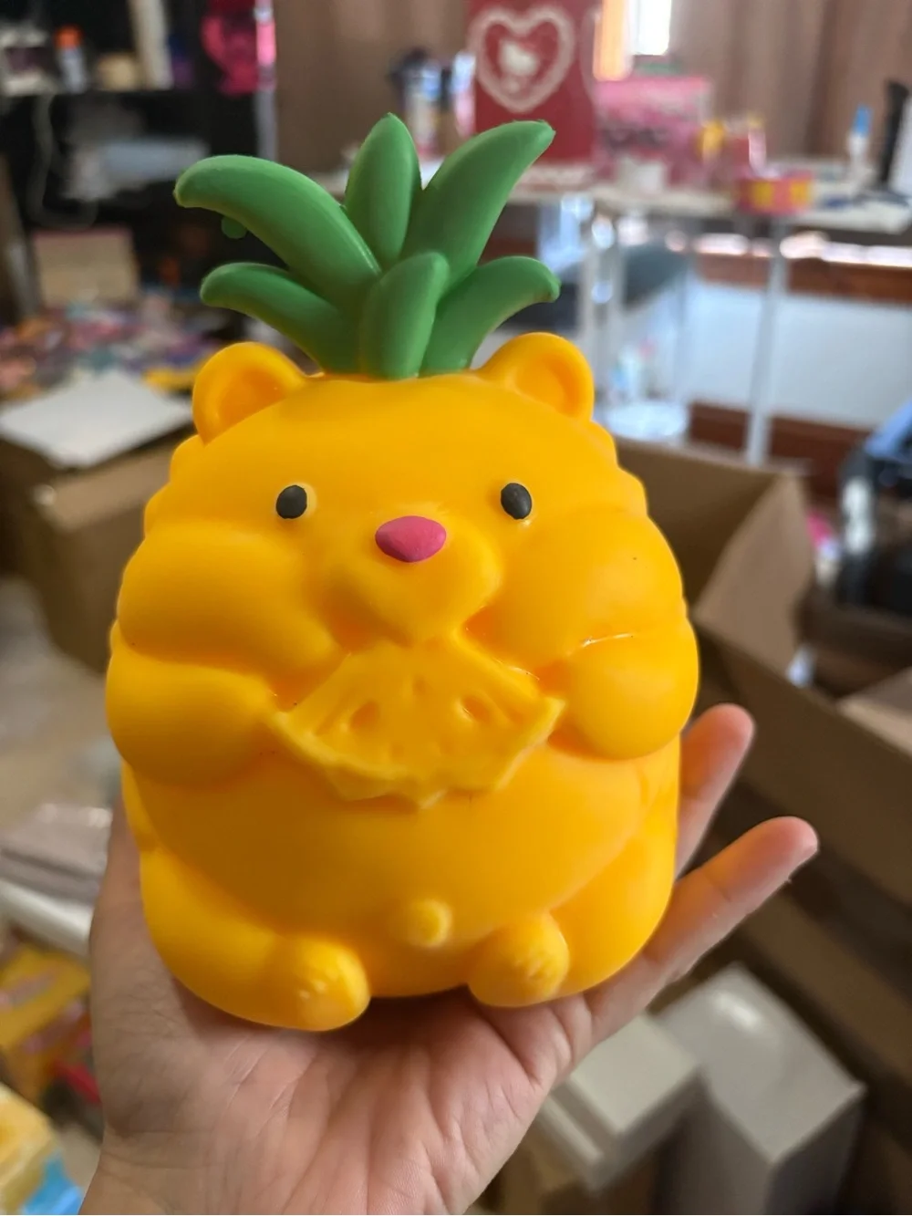 Pineapple capybara squishy